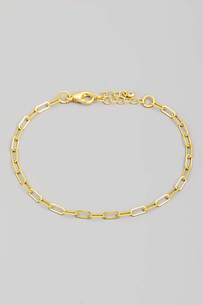 Metallic Dainty Chain Bracelet