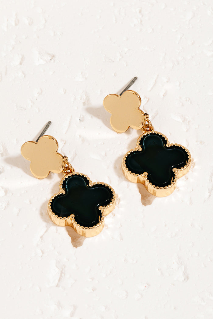 Clover Charm Clover Stud Earrings