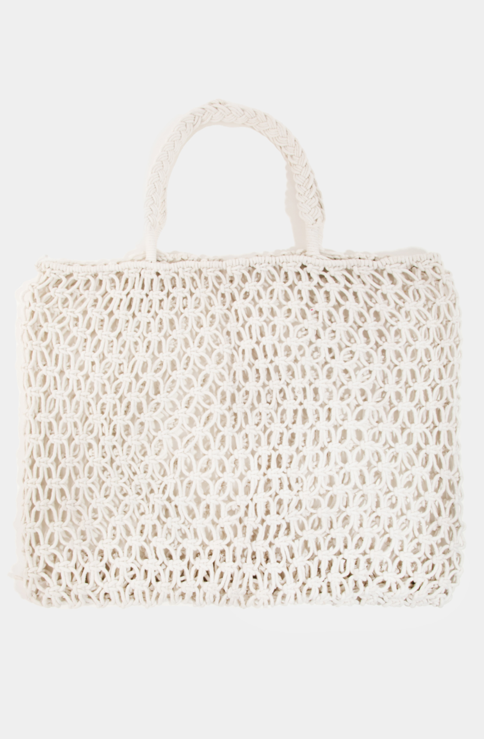 Braided Square Tote Bag