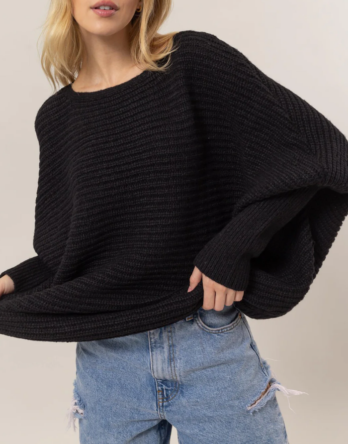 Dolman Sleeve Oversized Sweater