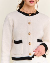 Round Neck Cardigan