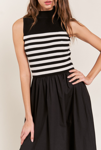 Maxi Stripe Knit Dress