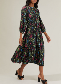 Groover Floral Midi Dress